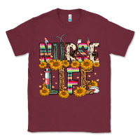 Burgundy Western Nurse Life Classic Tee - FaDigitalArtStudio