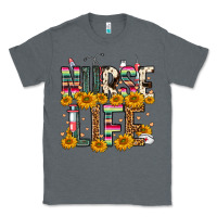 Charcoal Heather Western Nurse Life Classic Tee - FaDigitalArtStudio