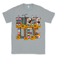 Heather Grey Western Nurse Life Classic Tee - FaDigitalArtStudio