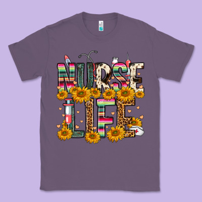 Western Nurse Life Classic Tee Designed By Fadigitalartstudio