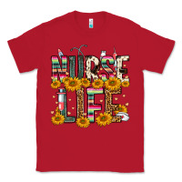 Red Western Nurse Life Classic Tee - FaDigitalArtStudio