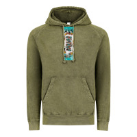 Vintage Olive mimi sunflower cowhide leopard  pen wrap Vintage Hoodie - Artiststas