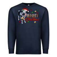 Navy mooey christmas Premium Sweatshirt - RanaPortraitStore