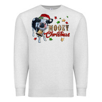Oatmeal Heather mooey christmas Premium Sweatshirt - RanaPortraitStore
