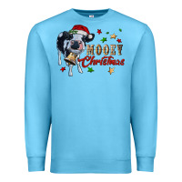 Ocean Blue mooey christmas Premium Sweatshirt - RanaPortraitStore