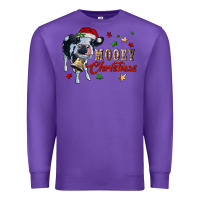 Purple mooey christmas Premium Sweatshirt - RanaPortraitStore