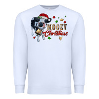 White mooey christmas Premium Sweatshirt - RanaPortraitStore