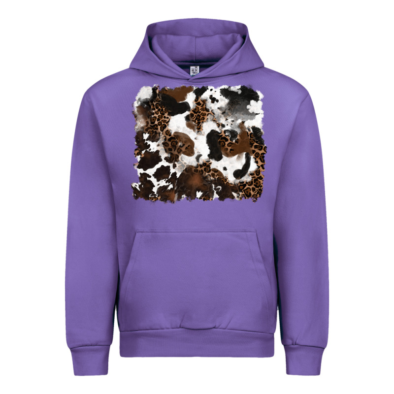 Leopard Cowhide Background Urban Hoodie by RanaPortraitStore | Teevron