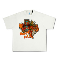 Pistachio happy fall texas Urban Heavy Tee - CowhideDigitalArt