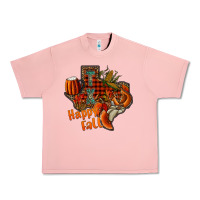 Salmon happy fall texas Urban Heavy Tee - CowhideDigitalArt