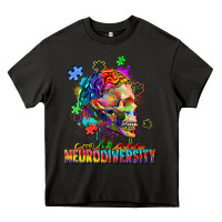 Asphalt Embrace neurodiversity Heavy Core Tee - FaDigitalArtStudio
