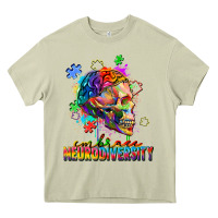Mossy Embrace neurodiversity Heavy Core Tee - FaDigitalArtStudio