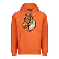 Carrot floral horse Premium Hoodie - Jasminsmagicworld