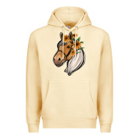 Pina Colada floral horse Premium Hoodie - Jasminsmagicworld