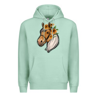 Seafoam floral horse Premium Hoodie - Jasminsmagicworld
