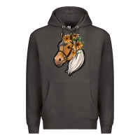 Smoke floral horse Premium Hoodie - Jasminsmagicworld