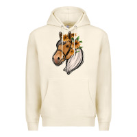 Tofu floral horse Premium Hoodie - Jasminsmagicworld