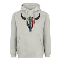Moon Dust American Bull Skull Gemstone Heavyweight Hoodie - Jasminsmagicworld