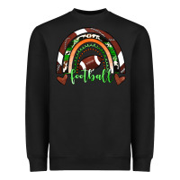 Black Football Rainbow Heavyweight Sweatshirt - RanaPortraitStore