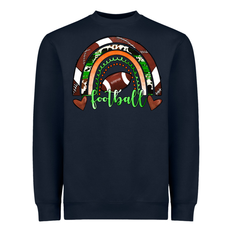 Football Rainbow Heavyweight Sweatshirt by RanaPortraitStore | Teevron