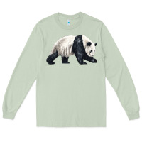 Matcha walking panda Long Sleeve Tee - LillyAllenDesigns