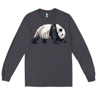 Smoke walking panda Long Sleeve Tee - LillyAllenDesigns