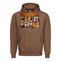 Chestnut no background basketball dad Zipper Hoodie - Jasminsmagicworld