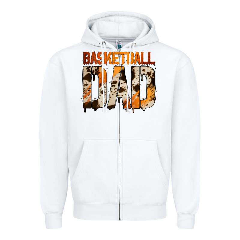No Background Basketball Dad Zipper Hoodie by Jasminsmagicworld | Teevron
