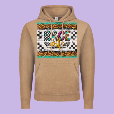 Race Wife Vintage Hoodie Designed By Artiststas