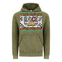 Vintage Olive race wife Vintage Hoodie - Artiststas