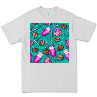 Dove Grey valentines day champagne and strawberry Premium Tee - BundleAndBundleShop
