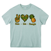 Arona Peace Love Pineapple Heavy Core Tee - Jasminsmagicworld
