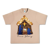 Burro True Story Black Urban Heavy Tee - CowhideDigitalArt