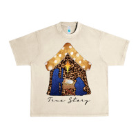 Sandshell True Story Black Urban Heavy Tee - CowhideDigitalArt
