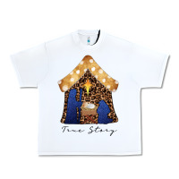 White True Story Black Urban Heavy Tee - CowhideDigitalArt