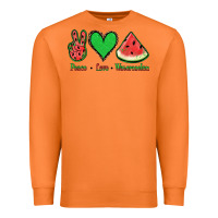 Carrot Peace Love Watermelon Premium Sweatshirt - Jasminsmagicworld