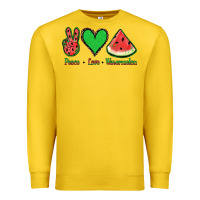 Lemon Peace Love Watermelon Premium Sweatshirt - Jasminsmagicworld