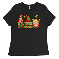 Black Elf Gnomes Ladies Tee - CowhideDigitalArt