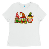 White Elf Gnomes Ladies Tee - CowhideDigitalArt