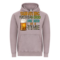 Vintage Zinc surviving fatherhood one beer at a  time Vintage Hoodie - Artiststas