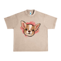 French Oak chihuahua pink glitter Urban Heavy Tee - Jasminsmagicworld