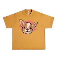 Peanut Butter chihuahua pink glitter Urban Heavy Tee - Jasminsmagicworld