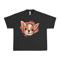 Pigment Black chihuahua pink glitter Urban Heavy Tee - Jasminsmagicworld