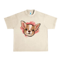 Sandshell chihuahua pink glitter Urban Heavy Tee - Jasminsmagicworld