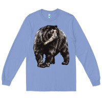 Colony Blue Spectacled Bear Long Sleeve Tee - LillyAllenDesigns