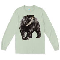 Matcha Spectacled Bear Long Sleeve Tee - LillyAllenDesigns