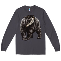 Smoke Spectacled Bear Long Sleeve Tee - LillyAllenDesigns