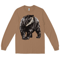 Toasted Coconut Spectacled Bear Long Sleeve Tee - LillyAllenDesigns