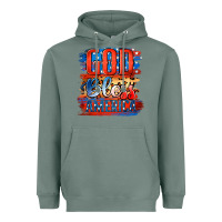 Sage God Bless America Heavyweight Hoodie - Jasminsmagicworld