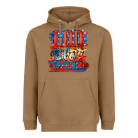 Toasted Coconut God Bless America Heavyweight Hoodie - Jasminsmagicworld
